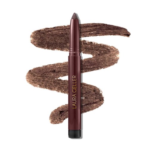 LAURA GELLER NEW YORK Kajal Longwear Kohl Eyeliner Pencil - Smoky Quartz Kohl - Caffeine and Vitamin E - Smooth & Blendable Liner - Built-In Sharpener