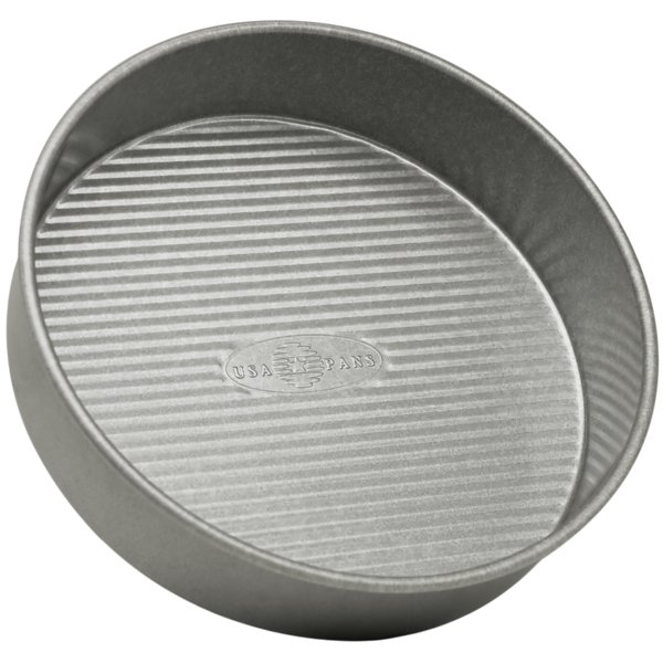 USA Pan Bakeware Round Cake Pan, 9 inch, Nonstick & Quick Release Coating, 9-Inch,Aluminized Steel