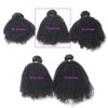 Luwigs Afro Kinky Curly 4B 4C Hair Extensions One Bundle Hair Weave Human Hair Bundles Afro Kinkys Curly Hair Bundles Natural Color (12 inches, Afro Kinky Curly 4B 4C)