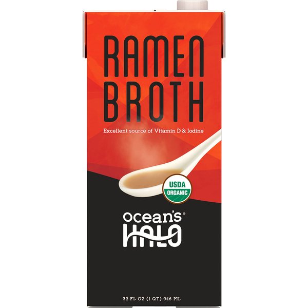 Ocean's Halo, Organic and Vegan Ramen Broth, 32 Fl Oz