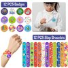 YYMYMGJ 98PCS Science Party Favors Scientist Party Supplies with Science Slap Bracelets Science Stickers Science Badge Scientist Keychains Science Temporary Tattoos for Science Lab Party