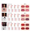 MAEPEOR Matte Lipstick Set 4 Colors Velvety All Day Lipstick Waterproof Long Lasting Lipstick Samples Case (Set 02)