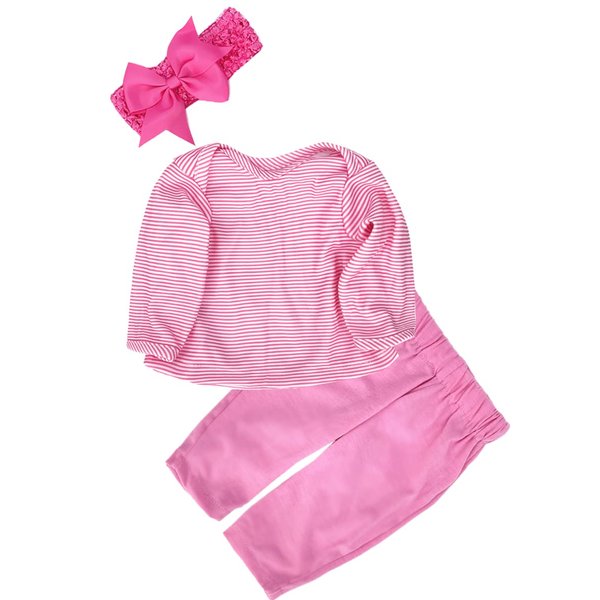 Reborn Baby Doll Clothes Accessories Girl 18 inch 3pcs Set for 18-20 inch Reborn Dolls