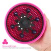 Segbeauty Travel Foldable Hair Diffuser, Collapsible Portable Hair Diffuser Easy for Natural Fine Thick Hair, Universal Blow Dryer Attachment for Blow Dryer with Nozzle 1.65-1.77In (Rose Red)