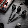 RED DRAGON Razor Edge Black 26g Tungsten Darts with Flights and Stems