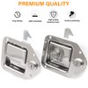 Tool Box Replacement Latch,2 stainless steel Truck Tool Box Latch Paddle Lock Replacement Handle 4-3/8inch x 3-1/4inch Paddle Key