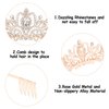 YARIEW Sweet 16 Birthday Decorations for Girls, Rose Gold Sweet 16 Sash and Tiara, Birthday Crown and Sash, 16th Birthday Gifts for Girls, Sweet Sixteen Gifts for Girls