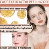 2PCS Face Exfoliator Peeling Gel,Moisturizing Gentle Face Exfoliant Scrub,Deep Cleansing Facial Exfoliator,Hydrating Exfoliating Gel,100g