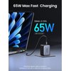 UGREEN 65W USB C Charger Nexode X Series, 3-Port PPS Ultra Compact Fast GaN Foldable Wall Charger for MacBook Pro/Air, iPhone 16/15, iPad Pro, Galaxy S24/S23, Pixel 8, Steam Deck