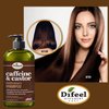 Difeel Caffeine & Castor Faster Growth Shampoo 12 oz., Made with Castor Oil for Hair Growth, Sulfate Free Shampoo
