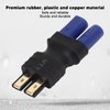 Oumefar 10Pcs RC Female to Male Adapter, RC Adapter, EC5 to for Traxxas Adapter Rubber Plastic Copper Accurate Safe Light EC5 to Male Adapter for RC Car Aircraft Boat