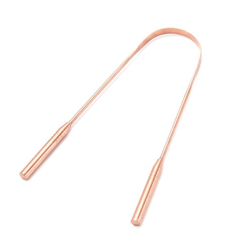 Gaia Guy 100% Pure Copper Tongue Scraper - Plastic-Free - Pure Tongue Cleaning Satisfaction