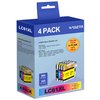 LC61 LC65 XL Compatible Ink Cartridge Replacement for Brother LC61 Ink Cartridges to use with MFC-490CW MFC-6490CW MFC-495CW MFC-J615W MFC-J410W MFC-5890CN (Black Cyan Yellow Magenta, 4-Pack)