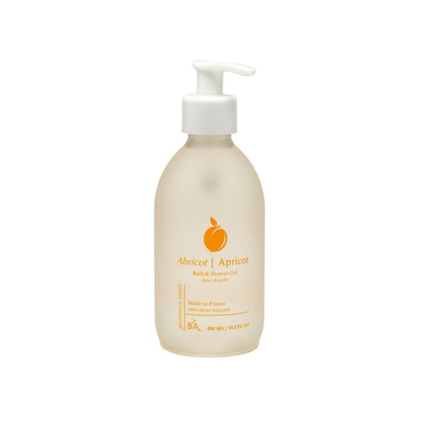 Provence Sante Shower Gel - Cleansing & Deep Nourishing Body Wash Hydrating for Dry, Rough Sensitive Skin Cleanses & Moisturizes 10.2 Oz (Apricot)