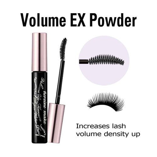 Heroine Make by Kissme Combo Set, Volume up Mascara Super Waterproof, Black + Speedy Mascara Remover from Japan + Smooth Liquid Eyeliner Super Keep, Jet Black