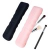 Toptime Makeup Brush Holder, 2 Pack Travel Makeup Bag Magnetic Anti-Drop Silicone Make Up Brush Case, Waterproof Small Make Up Bag Silicone Cosmetic Bag Portable Makeup Brush Pouch for Women
