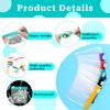 Small Pill Bags for Travel Pill Pouch Bags Zippered Pill Pouch Reusable Storage Pouches with Slide Lock Clear Plastic Portable Pill Baggies for Pills Small Items Storage(24 Pieces)