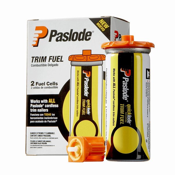 Paslode, Universal Short Yellow Trim Fuel, 816007, For Paslode Finish and Brad Nailers, 2 Pack