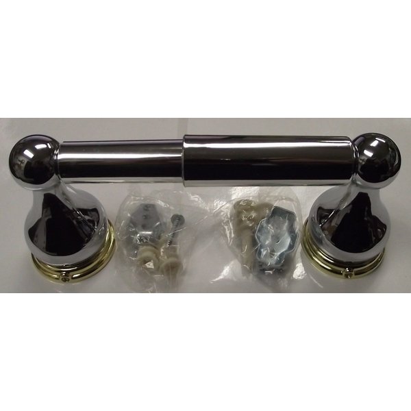 Taymor 04-CB4708 Toilet Paper Holder Aztec Collection (Chrome/Brass)