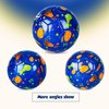 EVERICH TOY Toddlers Soccer Ball with Pump, Small Soccer Ball Size 2 Dinosaur for Toddlers Kids, Indoor Outdoor Backyard Lawn Game, Ideal Gift for Operation Christmas Child Shoe Box