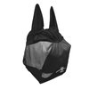 Harrison Howard UV-Proof Multi-Function Fabrics Thick Fleece Padding Horse Fly Mask Half Face with Ears Black Yearling Small