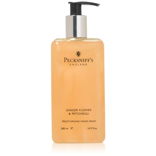 16.9 Fluid Oz Hand Wash (Ginger Flower & Patchouli) - Gentle Cleanser for Sensitive Skin - Moisturizing & Hydrating - All Natural Cruelty Free Hand Wash - Vitamin B Enriched Hand Wash - Pecksniff’s