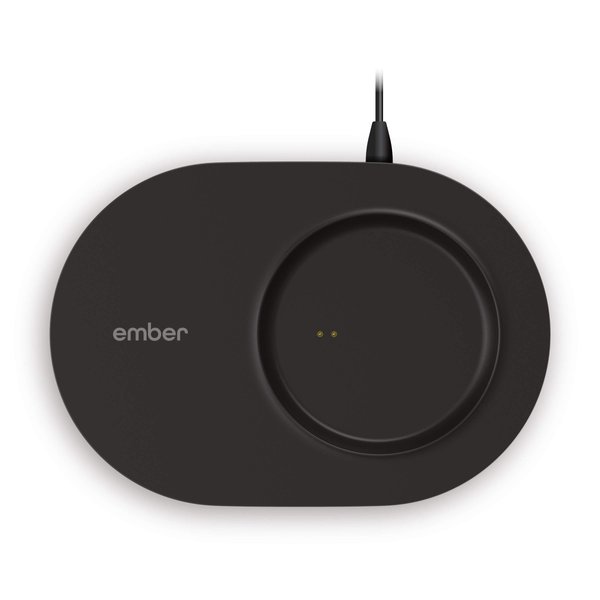Ember Travel Mug Charging Coaster 2, Wireless Charging for Use with Ember Temperature Control Smart Travel Mug, Black