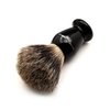 Edwin Jagger 1EJ946SDS Classic Badger Shaving Brush with Stand for Shaving Cream or Soap for Men (Imitation Ebony)