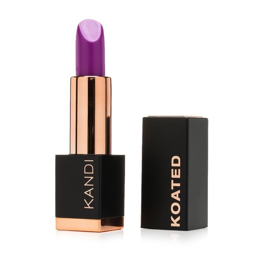 Kandi Koated Suede Matte Lipstick [Majestic] - Warm Purple Matte Lip Color Burruss with Cruelty-Free Formula | Creamy Texture, Rich Colors, Paraben-Free | Beauty & Makeup