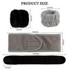 ACO-UINT 6Pcs Spa Headbands and Wrist Washband Set, Headband for Washing Face Towel Wristbands Make Up Headbands, Face Cloths for Washing Face Skincare Headbands for Women