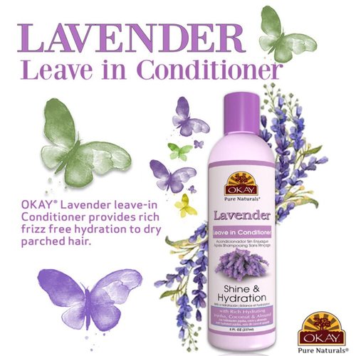 Okay Leave In Conditioner, Lavender, 8 Fl Oz