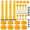 NTNEV 33PCS Gas Can Spout Replacement, Old Style Gas Can Spout Kit, Flexible Nozzle, Gas Can Vent, Can Cap and Fuel Vent Caps, Fits Most of The Cans