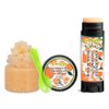 Natural Tangerine Soothing & Luscious Lips by OverSoyed Exfoliator & Chapped Lip Repair Lip Care Combo | Artisan Handcrafted to Order Mouthwatering Tangerine Mandarin Orange Herbal Flavored Exfoliating Sugar Lip Scrub & Lip Moisturizer Balm Gift Set