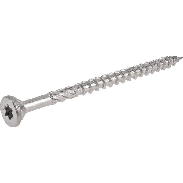 Power Pro 48623 Wood Screws, #10 x 3", Premium Stainless Marine Screws, Rust Resistant , Stainless Steel, 1lb Box, 66 pcs
