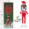 Snoop Dogg Snoop on a Stoop 2024 Christmas Elf Doll, 12” Small Plush Toys, Includes Elf Toy, Extra Tshirt, Sunglasses and Necklace, Christman Gifts for Men & Women.