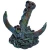 Supa Anchor On Rock Aquarium/Fish Tank Ornament | Realistic Detail | Approx. 15cm(L) x 13cm(W) x 9.5cm(H)