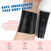 Bowitzki Face and Body Paint 2oz Cream Makeup 60ml Water Based Face Painting Special Effects For Adults Children Kids Halloween Christmas Party Stage Cosplay (Black)