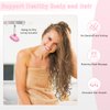 FREATECH Hair Scalp Massager Shampoo Brush with Soft Silicone Bristles for Scalp Care and Hair Growth, Shower Head Scalp Scrubber Exfoliator for Dandruff, Wet & Dry for Men, Women and Kids, Pink