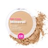 Ruby Kisses Mineral Pressed Powder Foundation, Medium to Full Coverage Natural Finish 0.35 Ounce (Natural Beige)