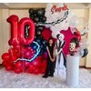 40 Inch Red 10 Number Balloons Giant 10 Balloons Red Birthday 10 Balloons 10th Birthday Anniversary Events Party Decorations Supplies