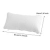 EORTA Inflatable Bathtub Pillow Anti-Slip Aerated Bath Pillow with Suction Cup Spa Bath Cushion for Head Neck Rest Relax, Home, Bathroom, White, 13.8"X7.8"