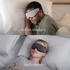 OSTRICH PILLOW Eye Mask | 3D Ergonomic mask | Adjusts to The Shape of Your face | Mask for Sleeping, Resting, Relaxing | Blocks Light for Total Darkness (Gray)), em