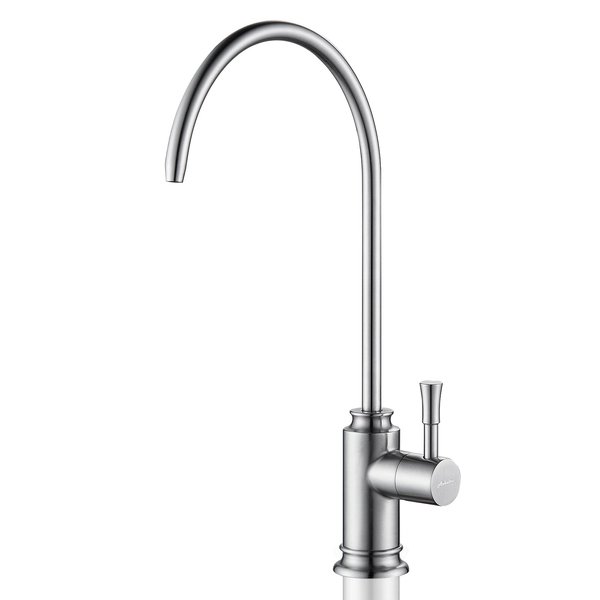 Achelous Brushed Nickel Kitchen Water Filter Faucet,Stainless Steel Lead-Free Drinking Water Faucet Fits Reverse Osmosis Units or Water Filtration System in Non-Air Gap