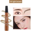 Eyebrow Pen, Microblading Eyebrows, 4 Points Eyebrow Pencil, Creates Lasting MakeUp Professional Natural Looking Eyebrows, Cover Sparse Areas, Daily Waterproof Eyebrow Pen (01#Light Brown)