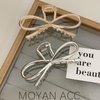 2 Pack Metal Bow Hair Claw Clips for Women 4.1 Inch Butterfly Barrette Claw Clips for Thin Thick Curly Hair Bow Hair Clips Strong Hold Jaw Clips Hair Accessories for Girls