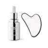 Sacheu Gua Sha Starter Kit with Slick Skin Oil - Stainless Steel Gua with Gua Sha Oil, Facial Oil Squalane Facial Tools, Face Oil for Gua Sha Massage, Gua Sha Stainless Steel