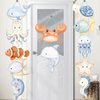 Ocean Sea Animals Party Door Signs Under The Sea Party Hanging Decorations Ocean Animals Birthday Banners for Sea Theme Baby Shower Supplies