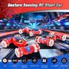 BAIWU Remote Control Stunt car, Gesture Sensing RC Cars,2.4G Drift Hand Controlled RC Twist Cars Offroad 360° Rotation with Lights Music, RC Drift Cars Toy for Boys Girls 6-12 Birthday Gift