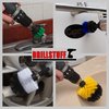 Cleaning Brushes for Cordless Drill - Small Round Boat Accessories Cleaning Brush - Kitchen Sink Scrub Brush - Car Detailing Rotary Wheel Brush - Shower Cleaner Brush for Drill - Tile and Grout Brush