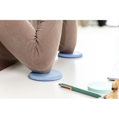 Jelbows Ergonomic Fabric Wrist Rest Set for Arms & Elbows, Comfort for Office & Gaming, Wrist and Typing Pain Relief, Support for Easy Typing, Durable, Lightweight & Comfortable (Small Blue, 2 Pack)